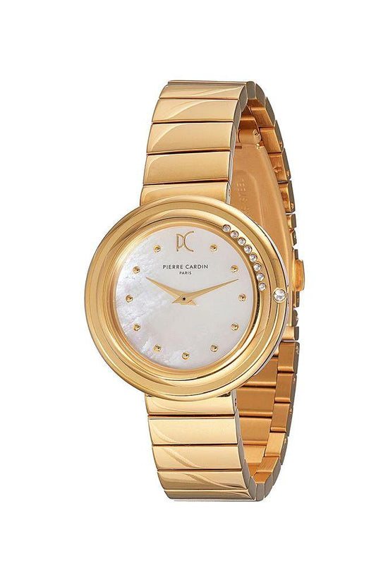 Pierre Cardin Goldfarbene Edelstahl-Dresswatch by Pierre Cardin