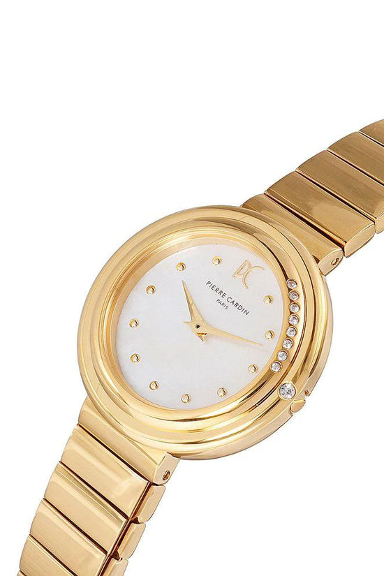 Pierre Cardin Goldfarbene Edelstahl-Dresswatch by Pierre Cardin