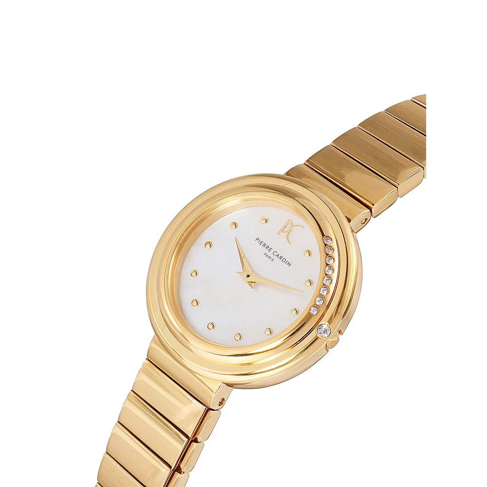 Pierre Cardin Goldfarbene Edelstahl-Dresswatch by Pierre Cardin