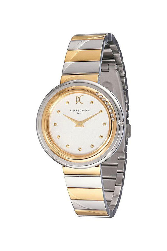Pierre Cardin Multicolor Stainless Steel Bracelet Watch by Pierre Cardin