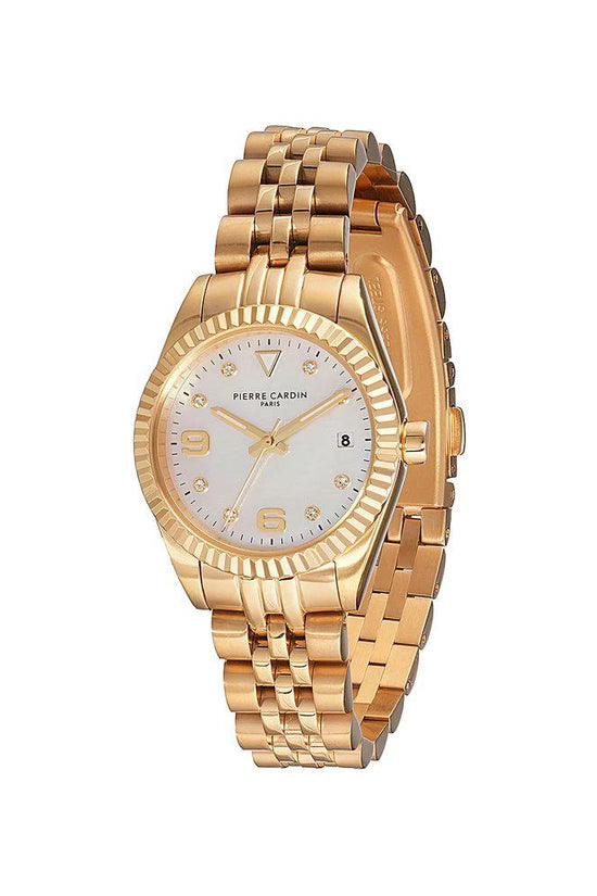Pierre Cardin Armbanduhr aus Edelstahl in Gold by Pierre Cardin