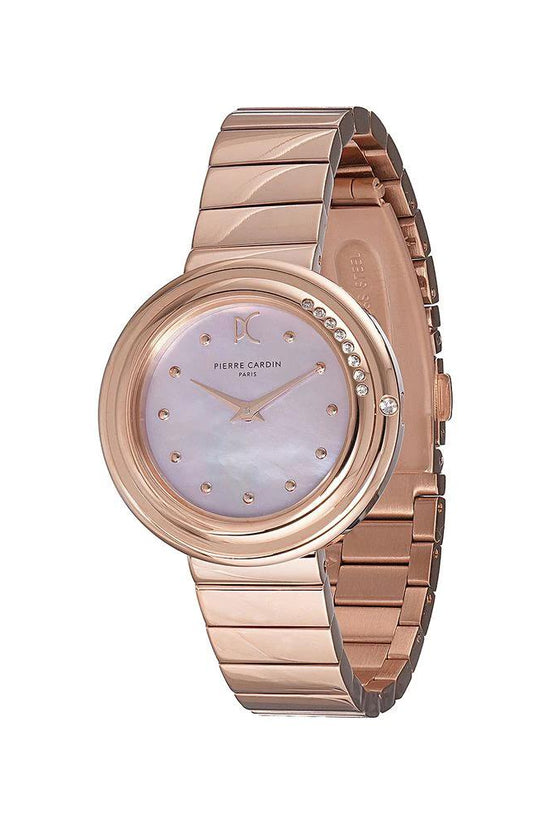 Pierre Cardin Goldfarbene Edelstahl-Kleideruhr by Pierre Cardin