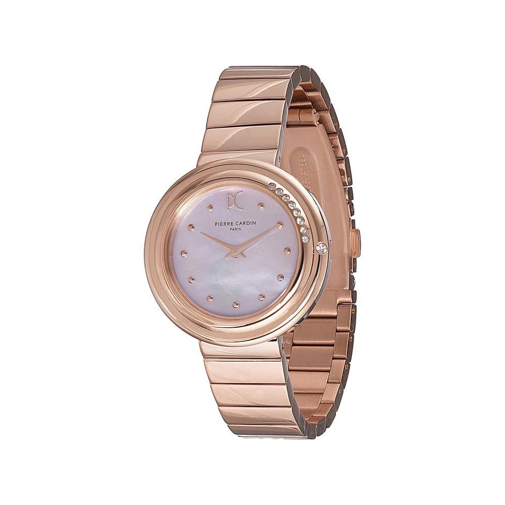 Pierre Cardin Goldfarbene Edelstahl-Kleideruhr by Pierre Cardin