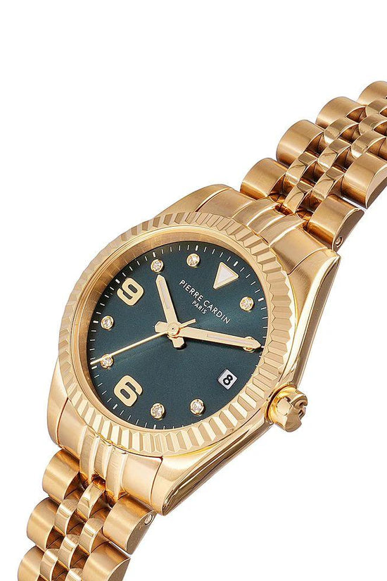 Pierre Cardin Goldfarbene Edelstahl-Dresswatch by Pierre Cardin