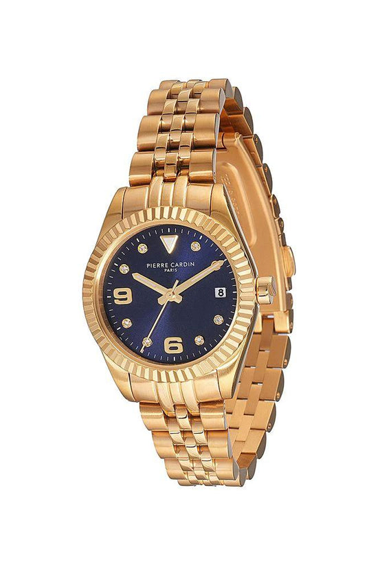 Pierre Cardin Goldfarbene Edelstahl-Dresswatch by Pierre Cardin