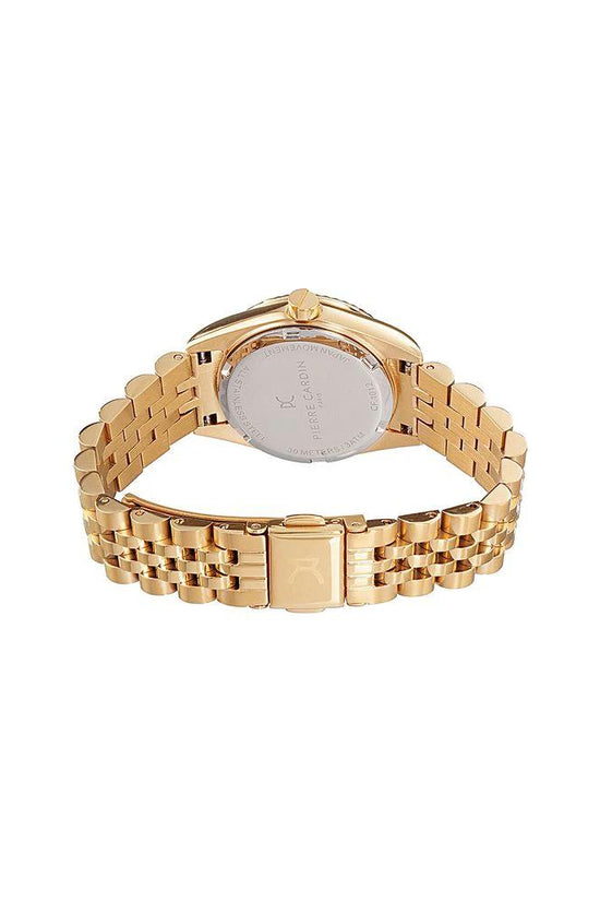 Pierre Cardin Goldfarbene Edelstahl-Dresswatch by Pierre Cardin