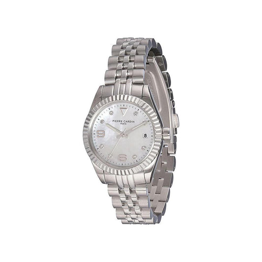 Pierre Cardin Graue Edelstahl-Kleideruhr by Pierre Cardin