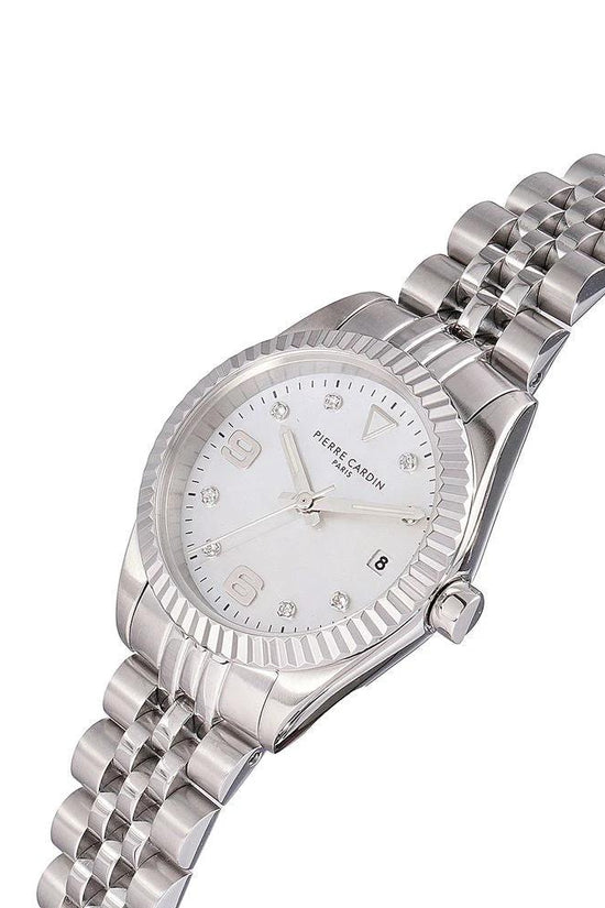 Pierre Cardin Graue Edelstahl-Kleideruhr by Pierre Cardin