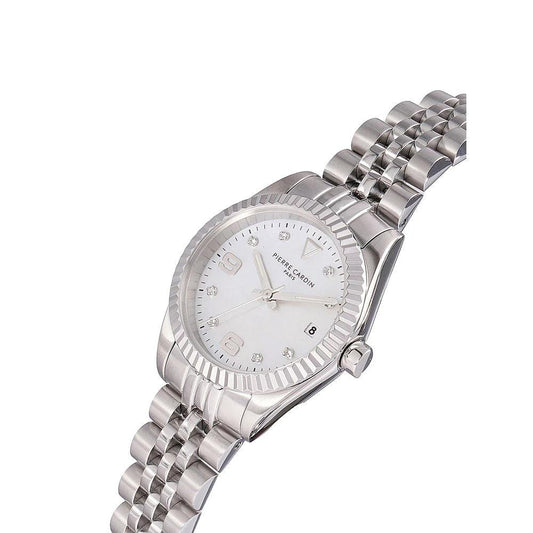 Pierre Cardin Graue Edelstahl-Kleideruhr by Pierre Cardin