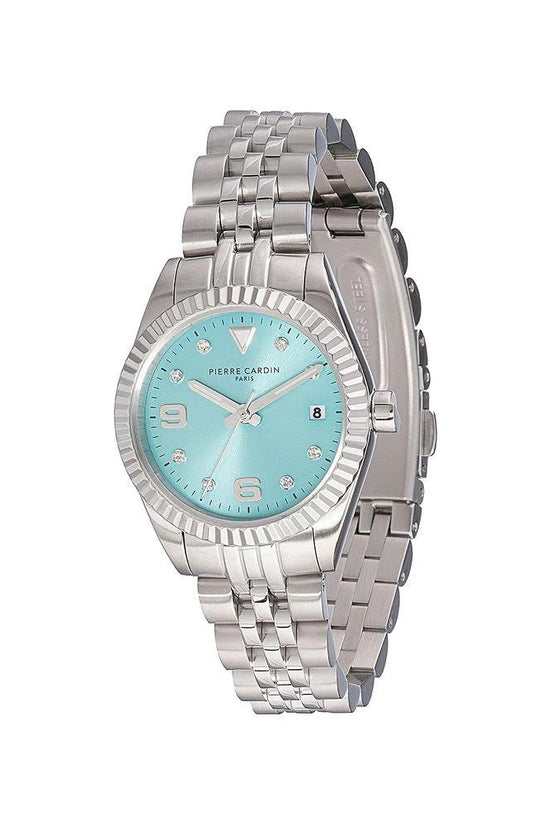 Pierre Cardin Graue Edelstahl-Kleideruhr by Pierre Cardin