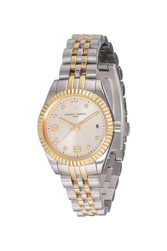 Pierre Cardin Graue Edelstahl-Kleideruhr by Pierre Cardin