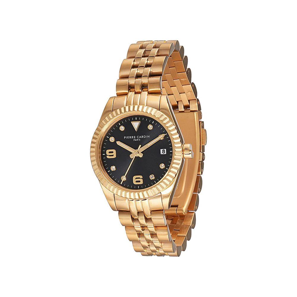 Pierre Cardin Goldfarbene Edelstahl-Dresswatch by Pierre Cardin
