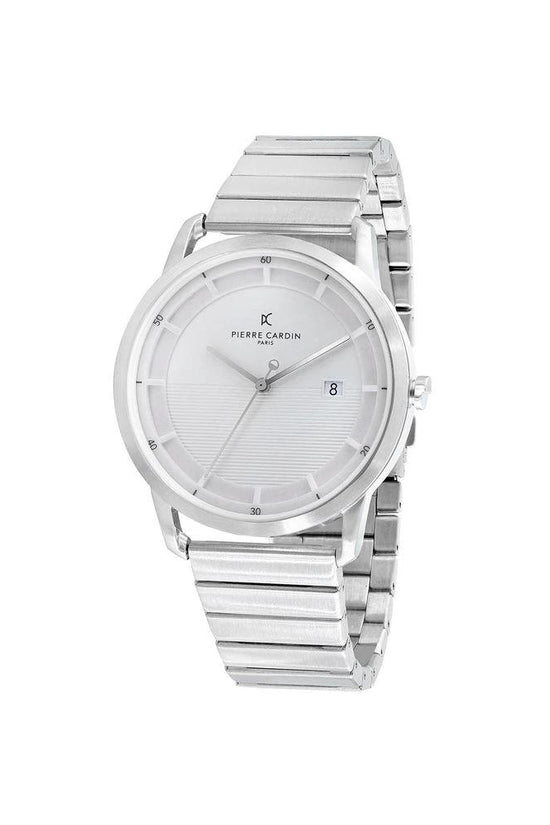 Pierre Cardin Graue Edelstahl-Kleideruhr by Pierre Cardin