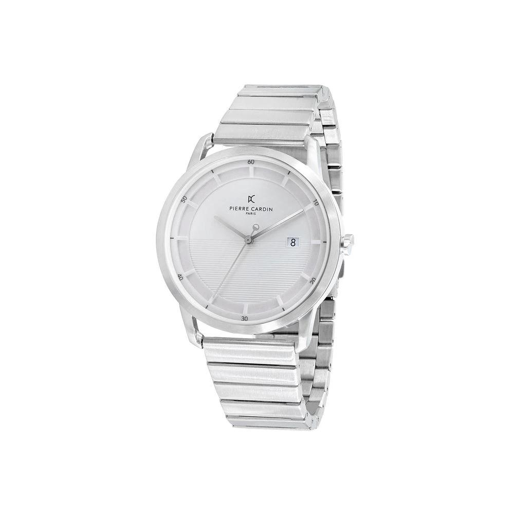 Pierre Cardin Graue Edelstahl-Kleideruhr by Pierre Cardin