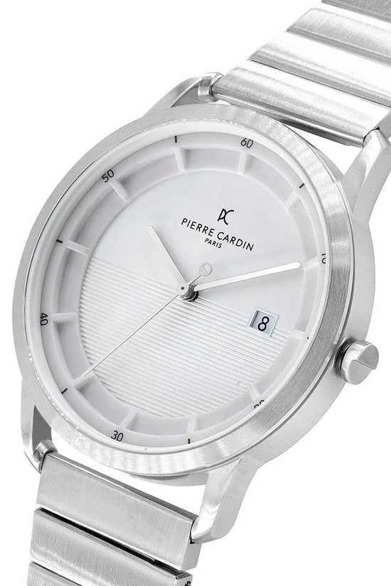 Pierre Cardin Graue Edelstahl-Kleideruhr by Pierre Cardin