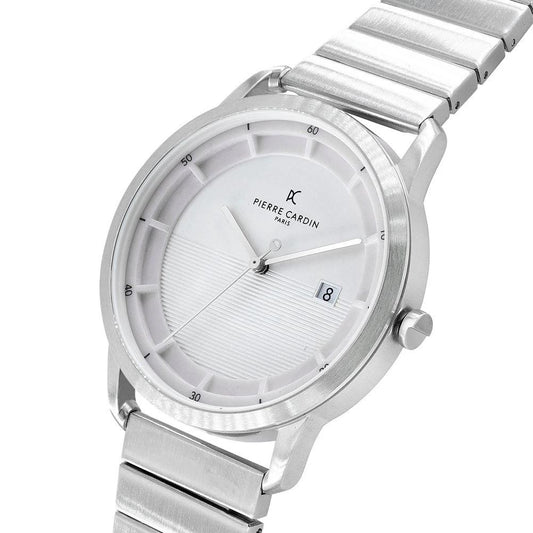 Pierre Cardin Graue Edelstahl-Kleideruhr by Pierre Cardin