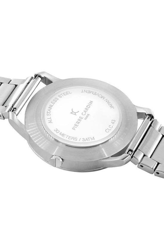 Pierre Cardin Graue Edelstahl-Kleideruhr by Pierre Cardin