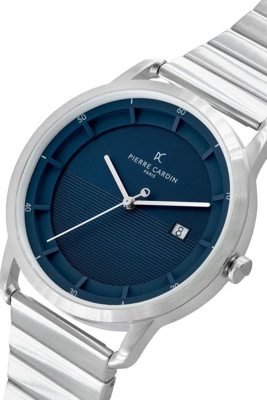 Pierre Cardin Graue Edelstahl-Kleideruhr by Pierre Cardin