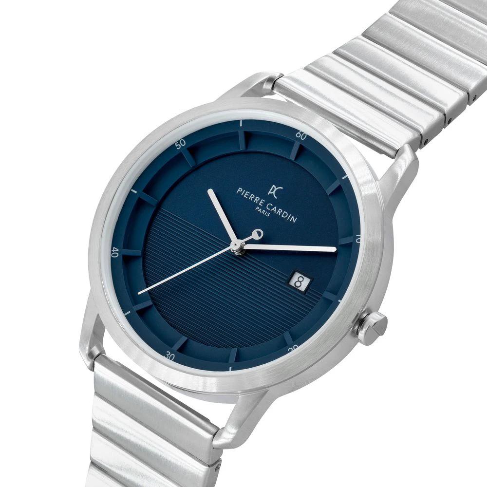 Pierre Cardin Graue Edelstahl-Kleideruhr by Pierre Cardin