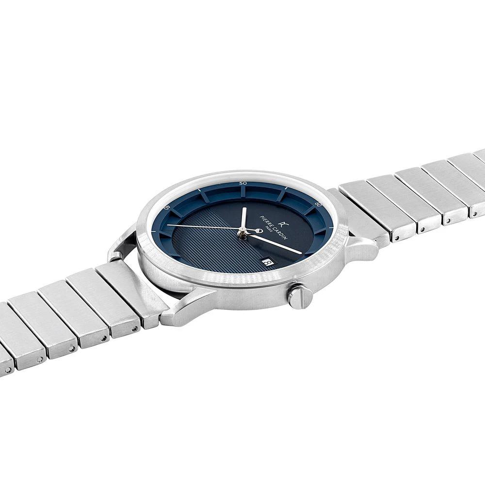 Pierre Cardin Graue Edelstahl-Kleideruhr by Pierre Cardin