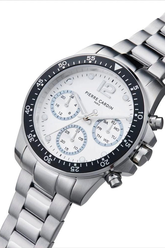 Pierre Cardin Graue Edelstahl-Kleideruhr by Pierre Cardin