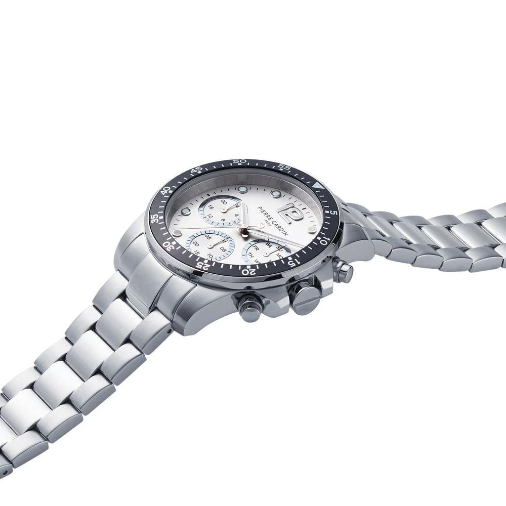 Pierre Cardin Graue Edelstahl-Kleideruhr by Pierre Cardin