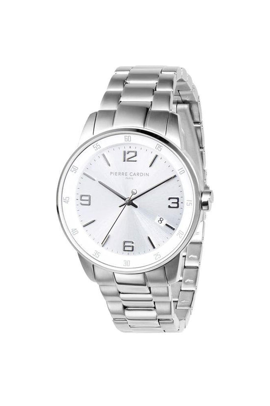 Pierre Cardin Graue Edelstahl-Kleideruhr by Pierre Cardin