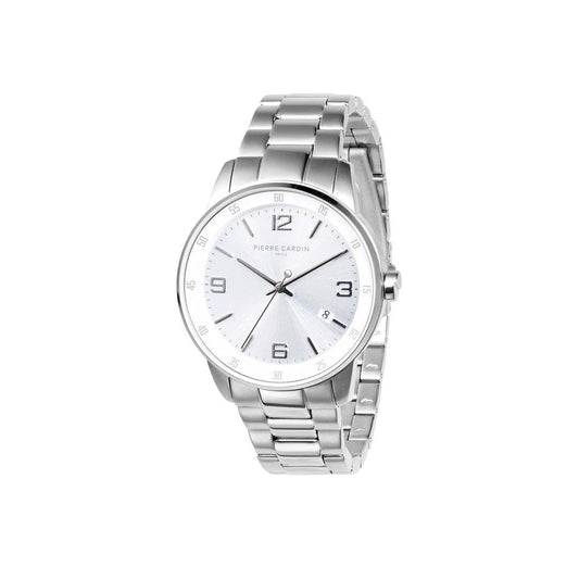 Pierre Cardin Graue Edelstahl-Kleideruhr by Pierre Cardin