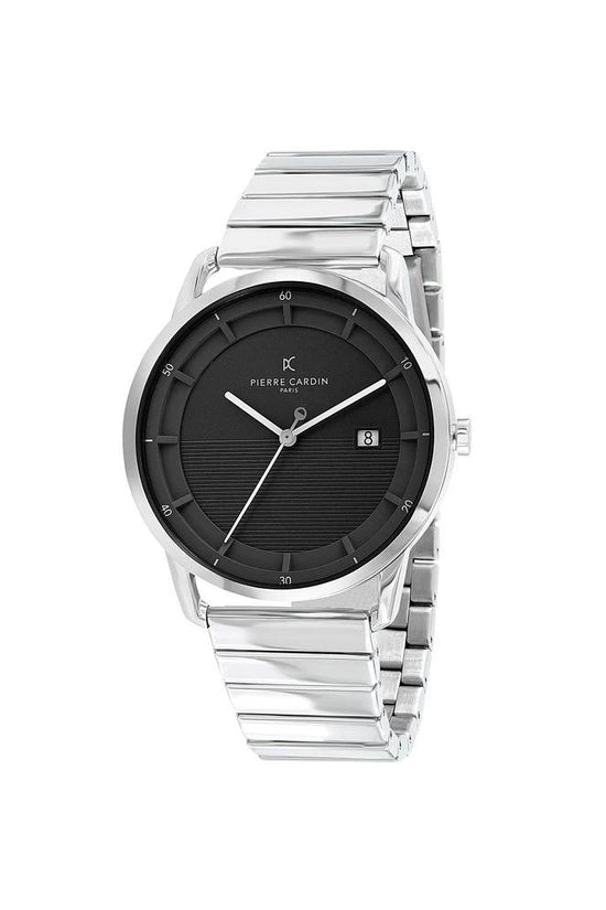 Pierre Cardin Graue Edelstahl-Kleideruhr by Pierre Cardin