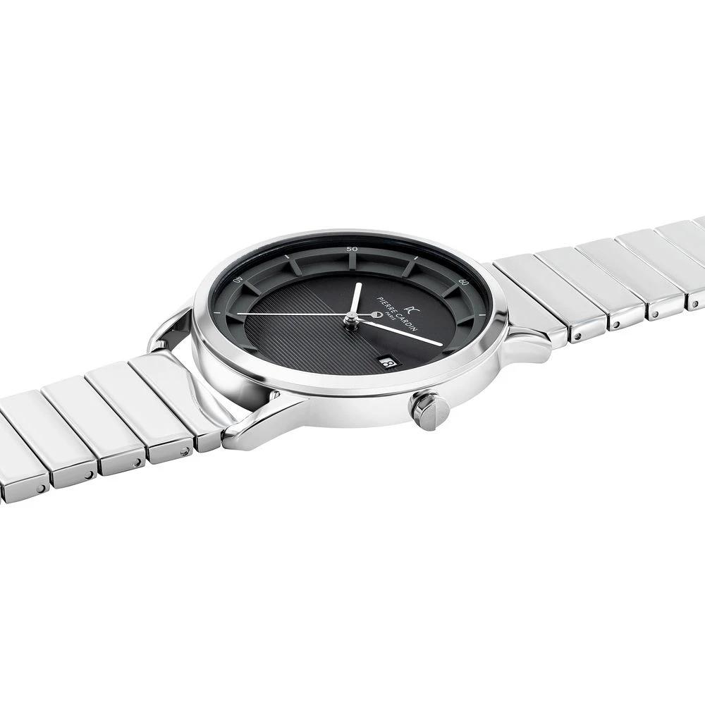 Pierre Cardin Graue Edelstahl-Kleideruhr by Pierre Cardin