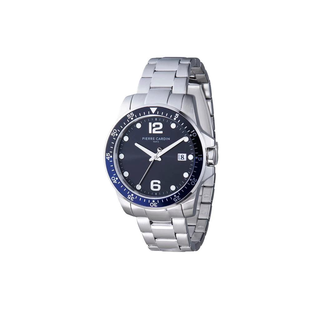 Pierre Cardin Graue Edelstahl-Kleideruhr by Pierre Cardin