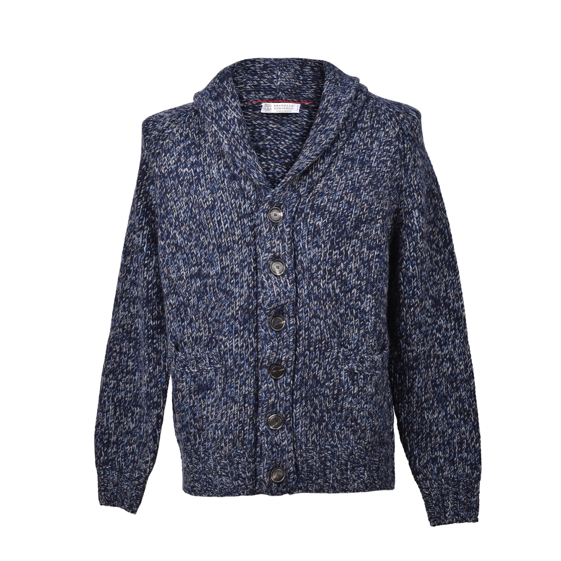 Brunello Cucinelli Cucinelli Blauer Wollcardigan by Brunello Cucinelli Cucinelli