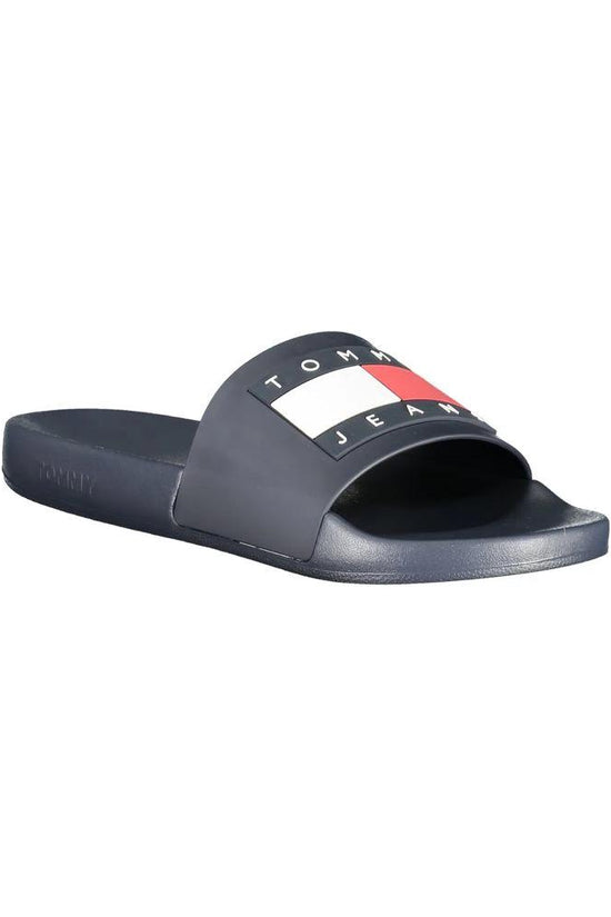 Tommy Hilfiger Blaue Herren-Slipper aus Polyurethan by Tommy Hilfiger