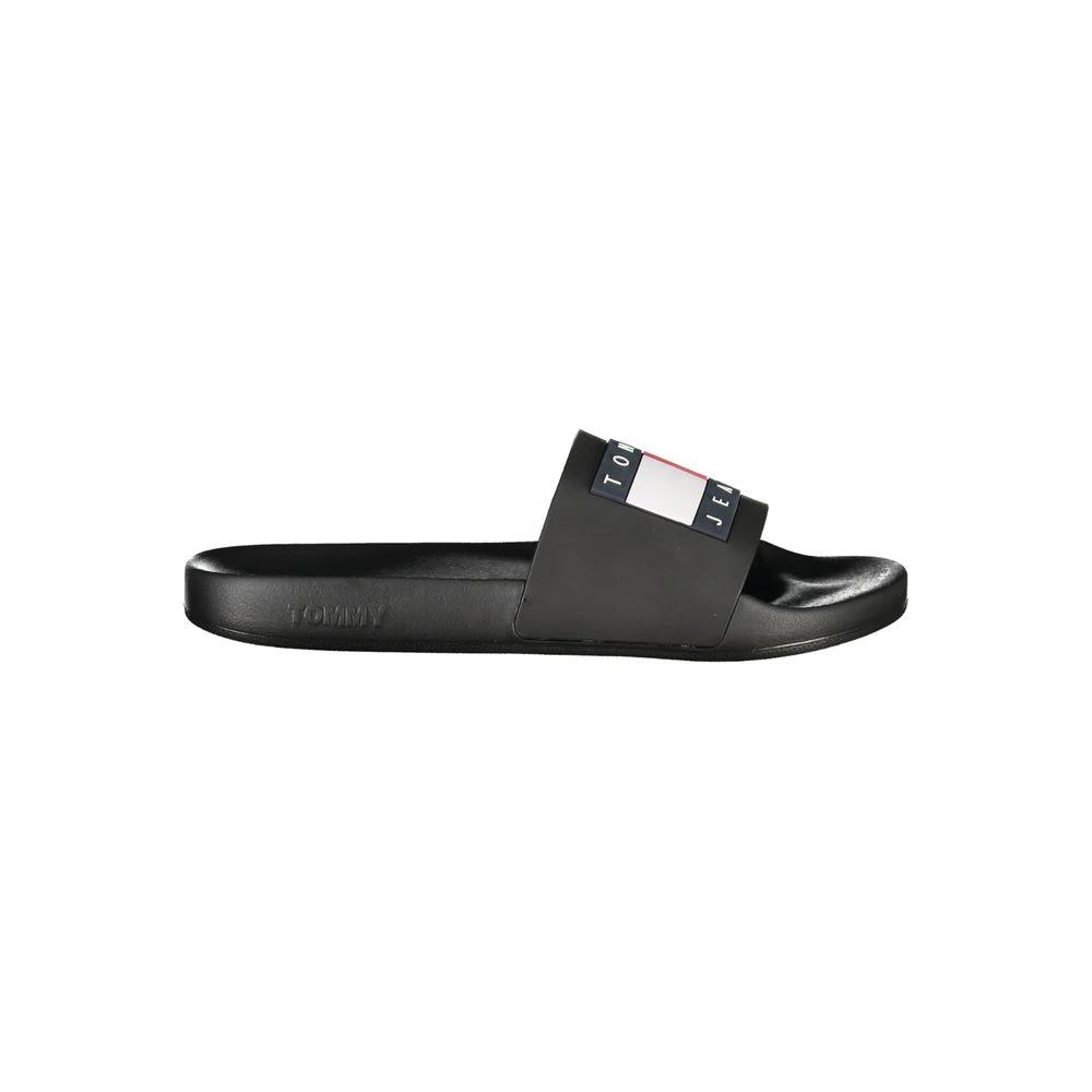 Tommy Hilfiger Schwarze Herren-Slipper aus Polyurethan by Tommy Hilfiger