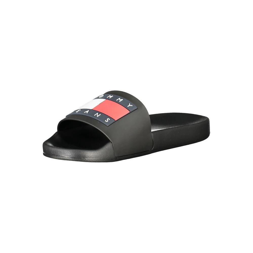 Tommy Hilfiger Schwarze Herren-Slipper aus Polyurethan by Tommy Hilfiger