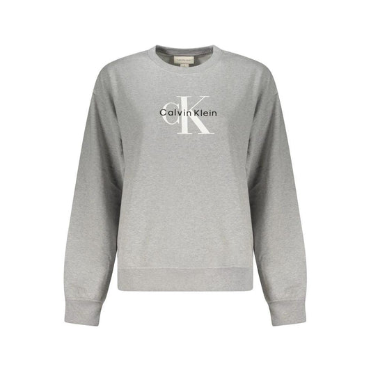 Calvin Klein Grigio Baumwoll-Sweatshirt für Damen by Calvin Klein