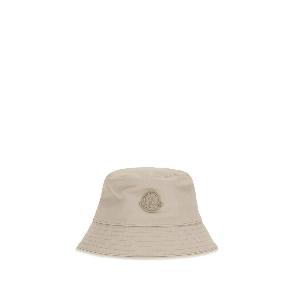 Moncler Beige Baumwoll-Eimerhut by Moncler
