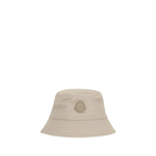 Moncler Beige Baumwoll-Eimerhut by Moncler