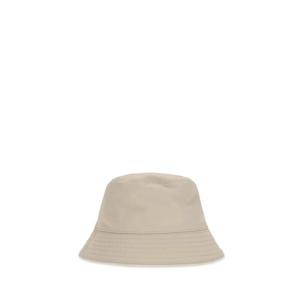 Moncler Beige Baumwoll-Eimerhut by Moncler