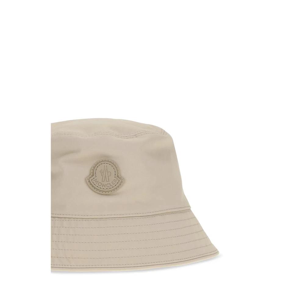 Moncler Beige Baumwoll-Eimerhut by Moncler