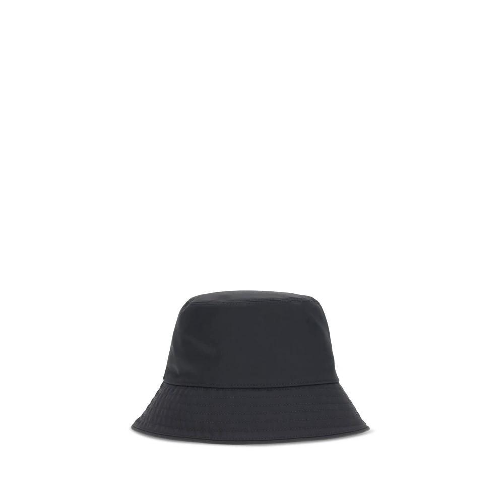 Moncler Blauer Baumwoll-Eimerhut by Moncler