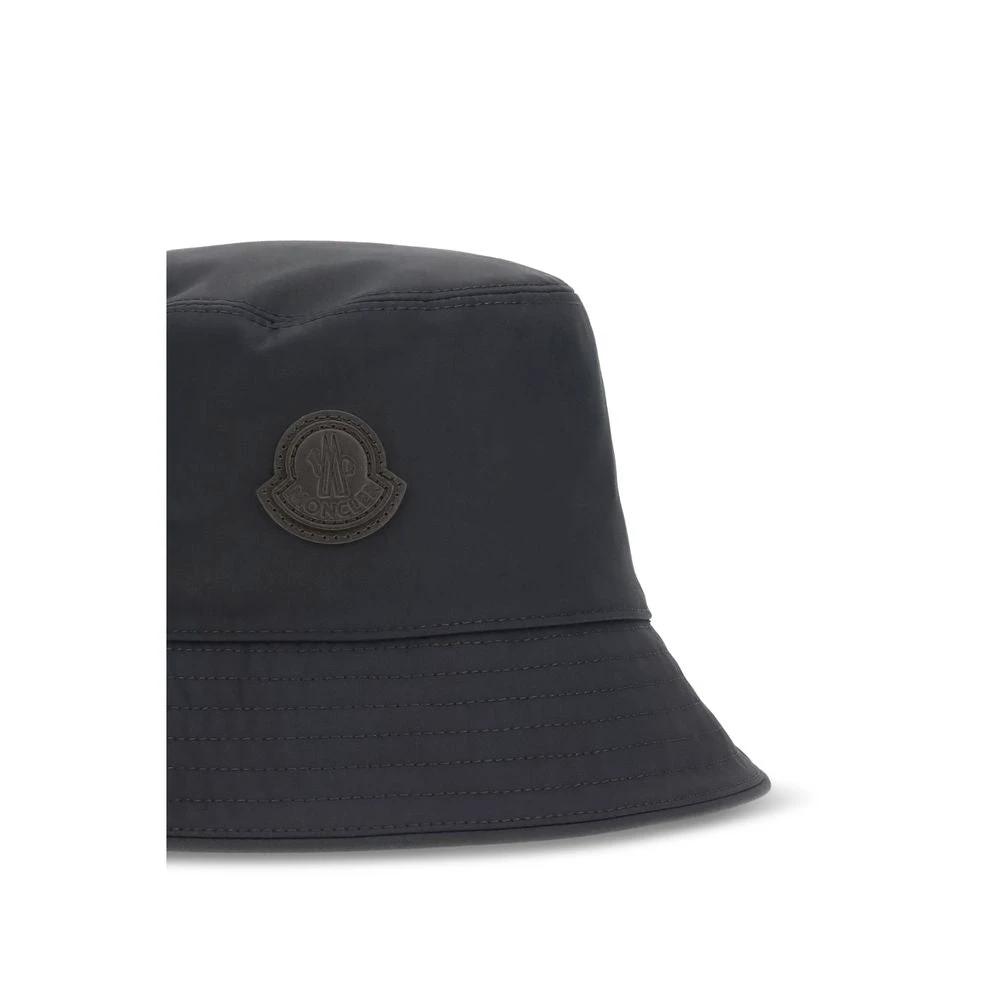 Moncler Blauer Baumwoll-Eimerhut by Moncler