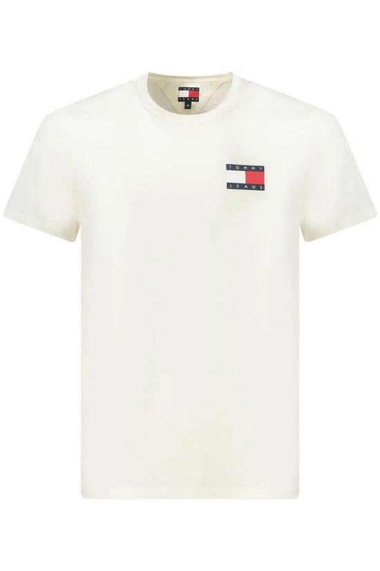 Tommy Hilfiger Weißes Herren-T-Shirt aus Baumwolle by Tommy Hilfiger