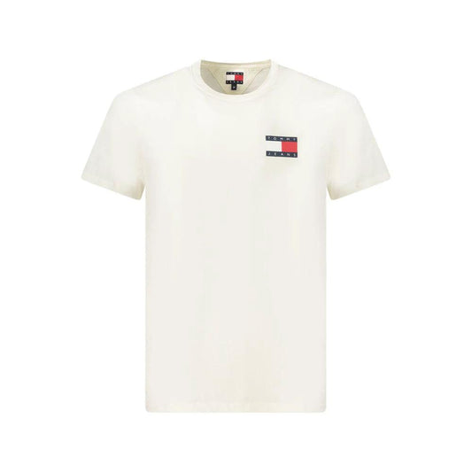 Tommy Hilfiger Weißes Herren-T-Shirt aus Baumwolle by Tommy Hilfiger