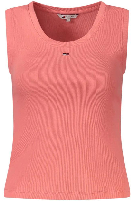 Tommy Hilfiger Damen-Tanktop aus rosafarbenem Baumwoll-Jersey by Tommy Hilfiger