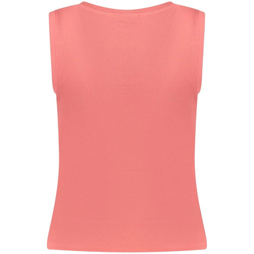 Tommy Hilfiger Damen-Tanktop aus rosafarbenem Baumwoll-Jersey by Tommy Hilfiger