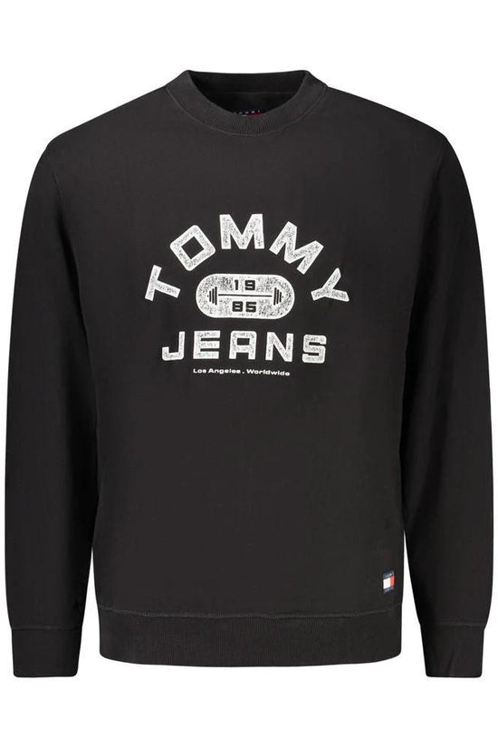 Tommy Hilfiger Schwarzer Baumwoll-Sweatshirt für Herren by Tommy Hilfiger