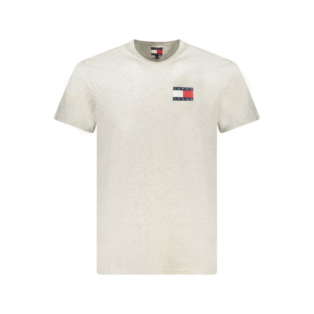 Tommy Hilfiger Grigio Baumwoll-T-Shirt für Herren by Tommy Hilfiger