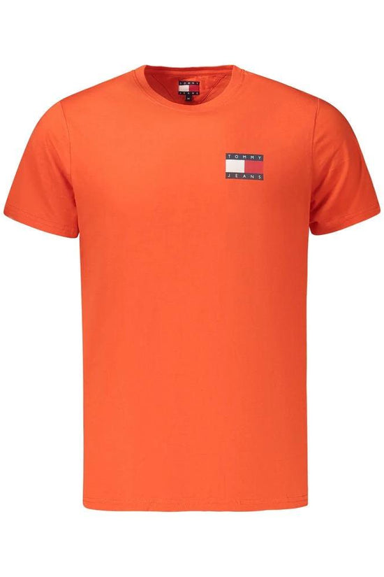 Tommy Hilfiger Arancione Baumwoll-T-Shirt für Herren by Tommy Hilfiger