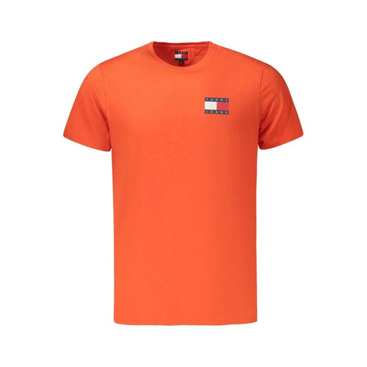 Tommy Hilfiger Arancione Baumwoll-T-Shirt für Herren by Tommy Hilfiger
